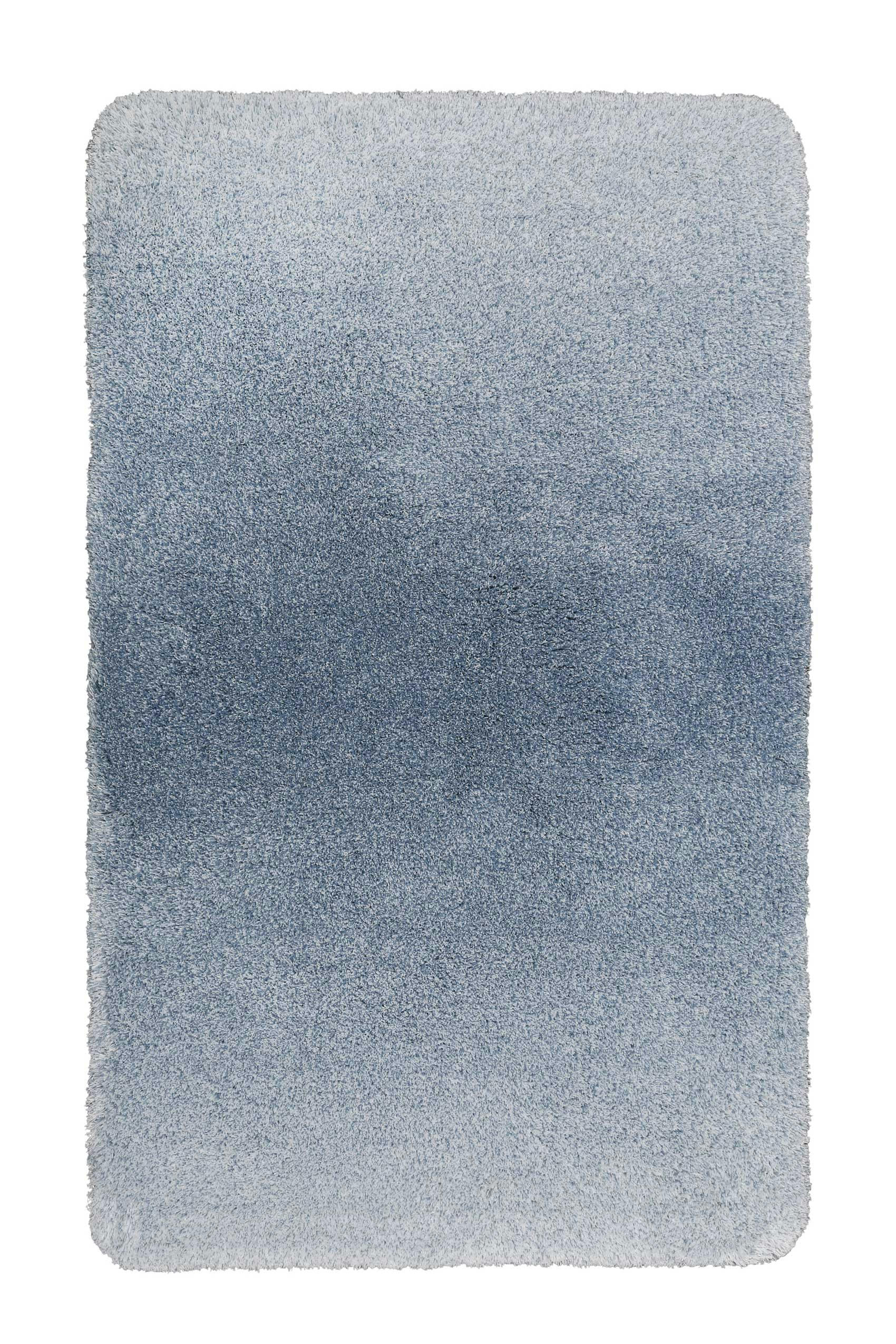 LUUK - Tapis de bain doux dégradé bleu 60x100
