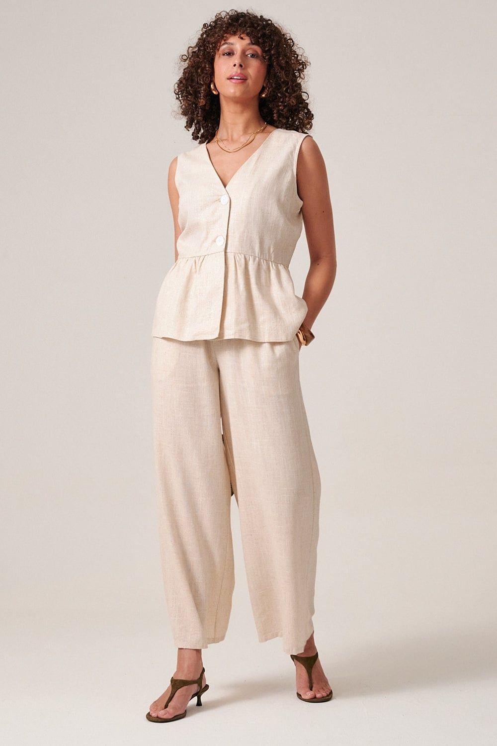 Klass. Shimmer Wide Leg Trousers