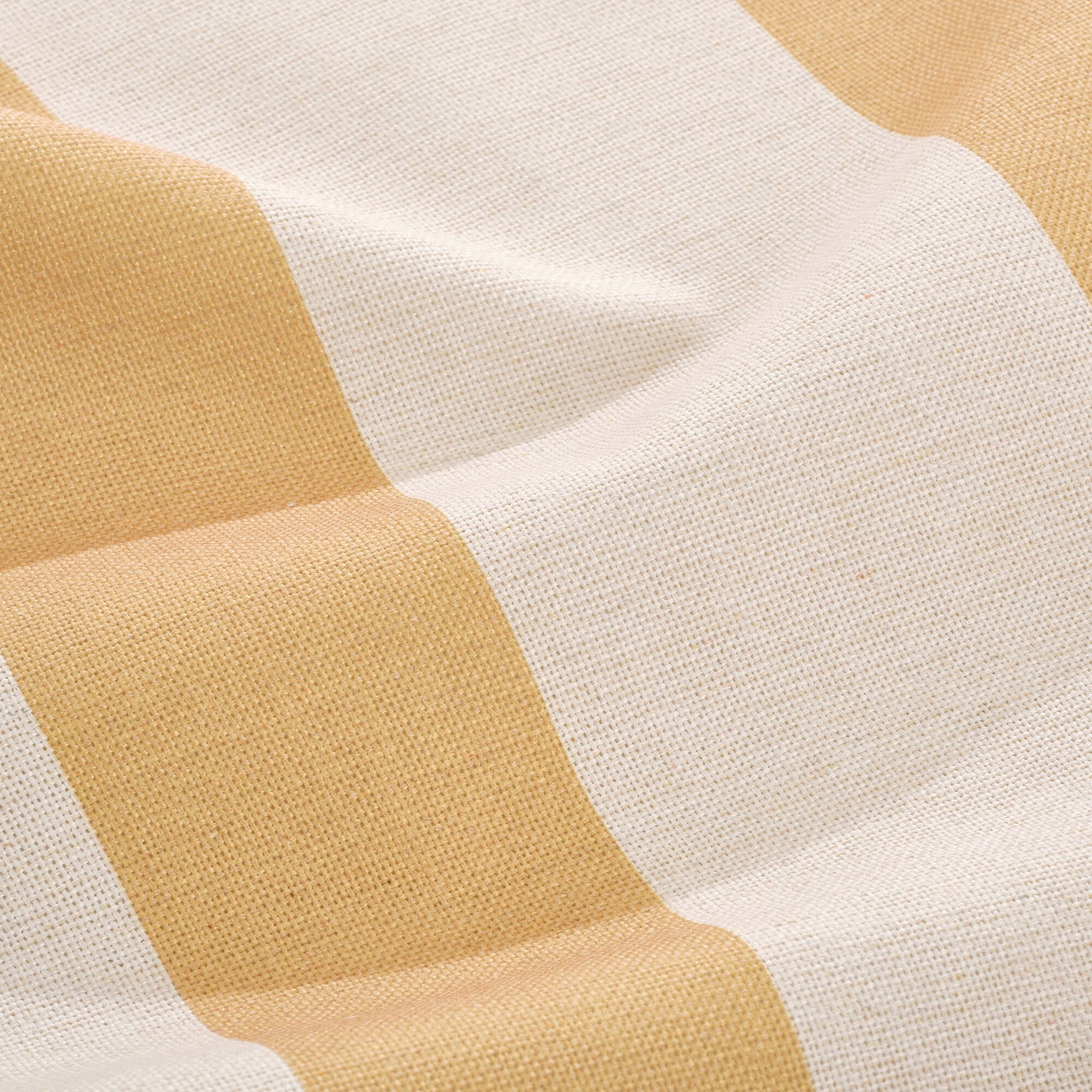 MARAGE - Toile de chilienne rayée en tissu - jaune