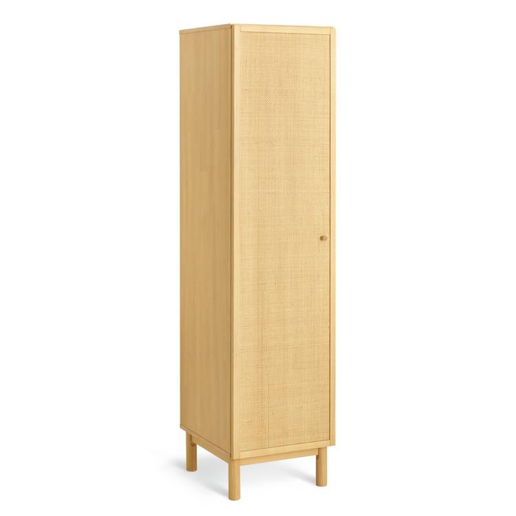 Habitat Simone 1 Door Wardrobe - Oak
