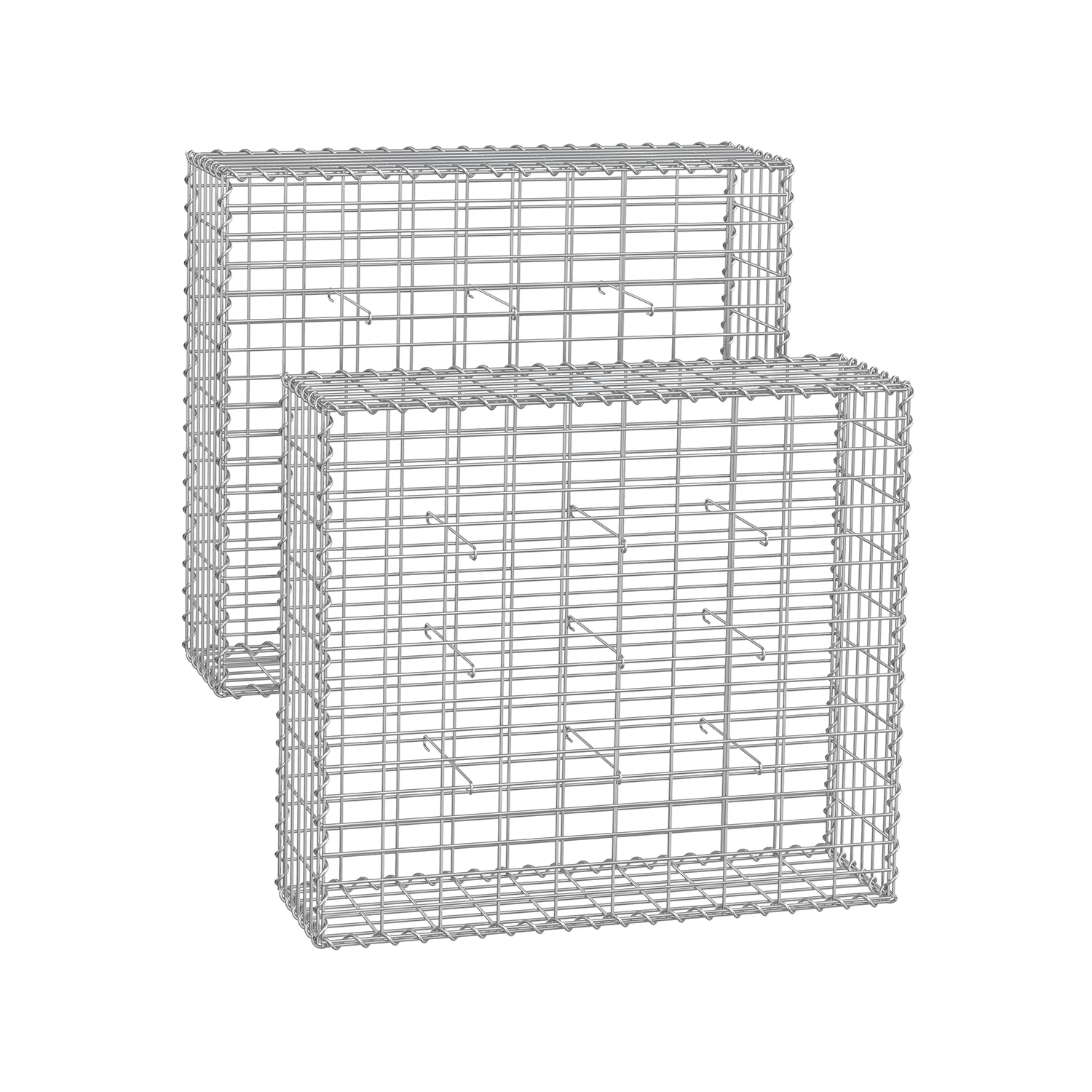 Gabions à pierres (Lot de 2)