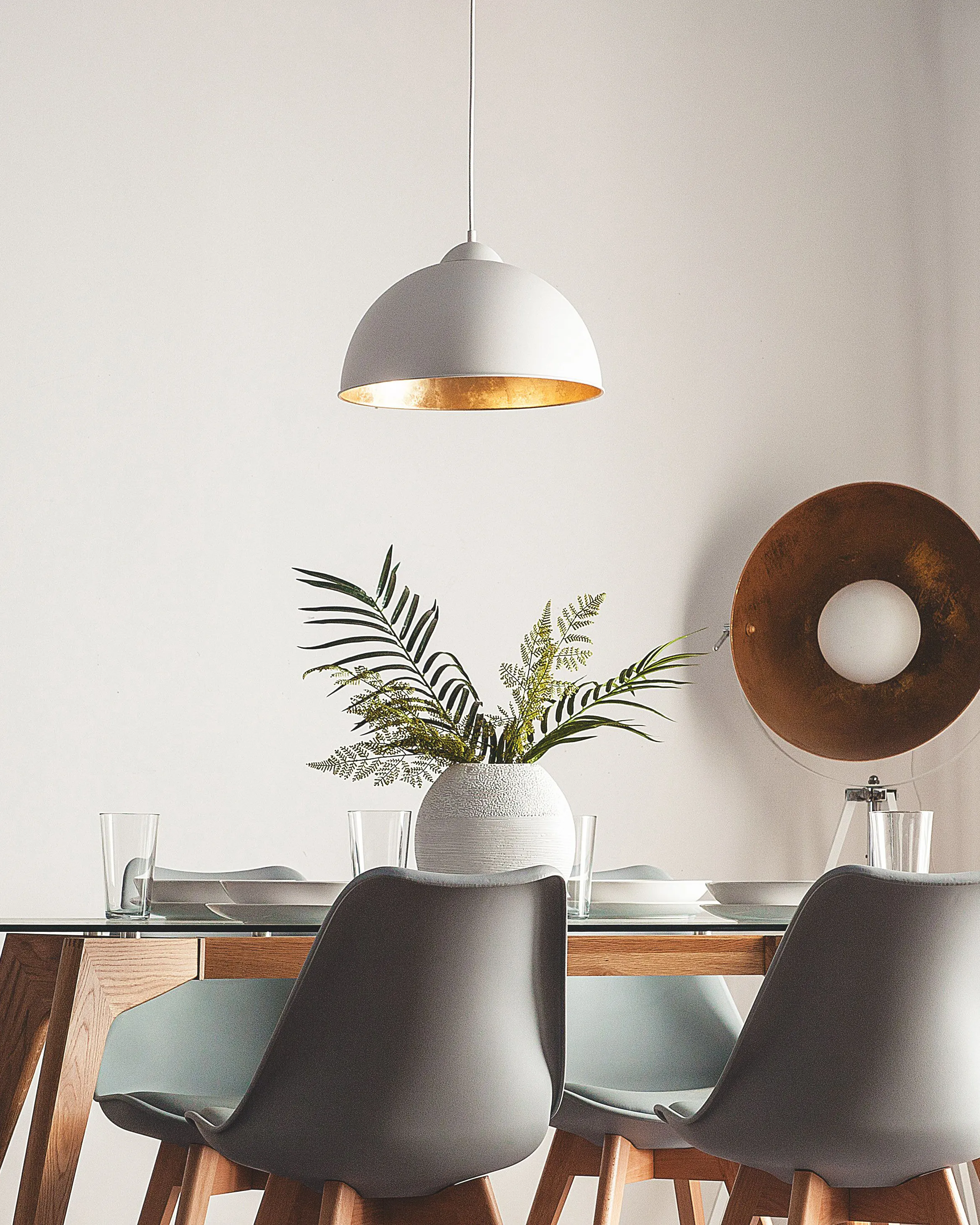 Pendant Lamp CETINA Metal White