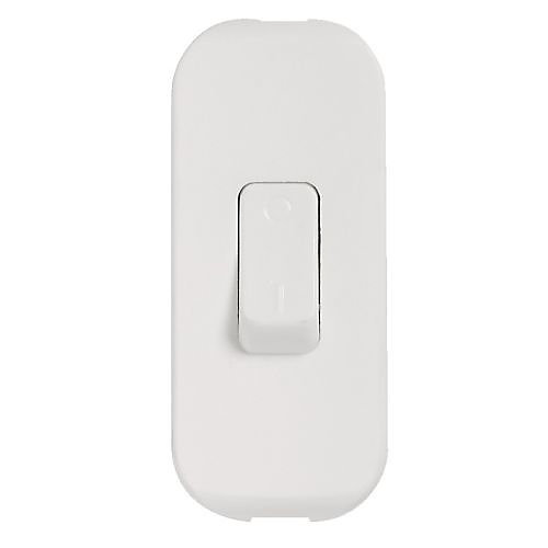Interrupteur à bascule 2 A 250 V coupure bipolaire à touche de couleur blanc - LEGRAND - 040192
