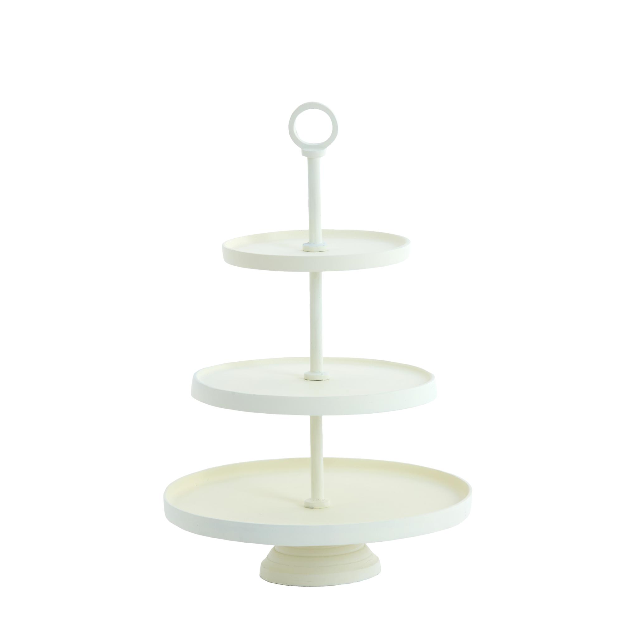 Light & Living etagere Marozu - wit - Ø32cm