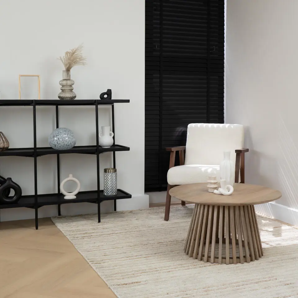 Lewis & Loft Salontafel Levi - FSC? mangohout - Rond ?70 - Naturel