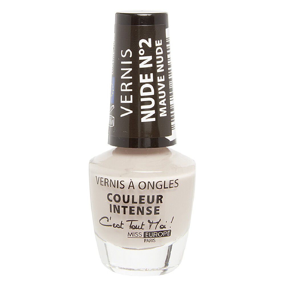 Vernis à ongles glitter mauve nude n°02