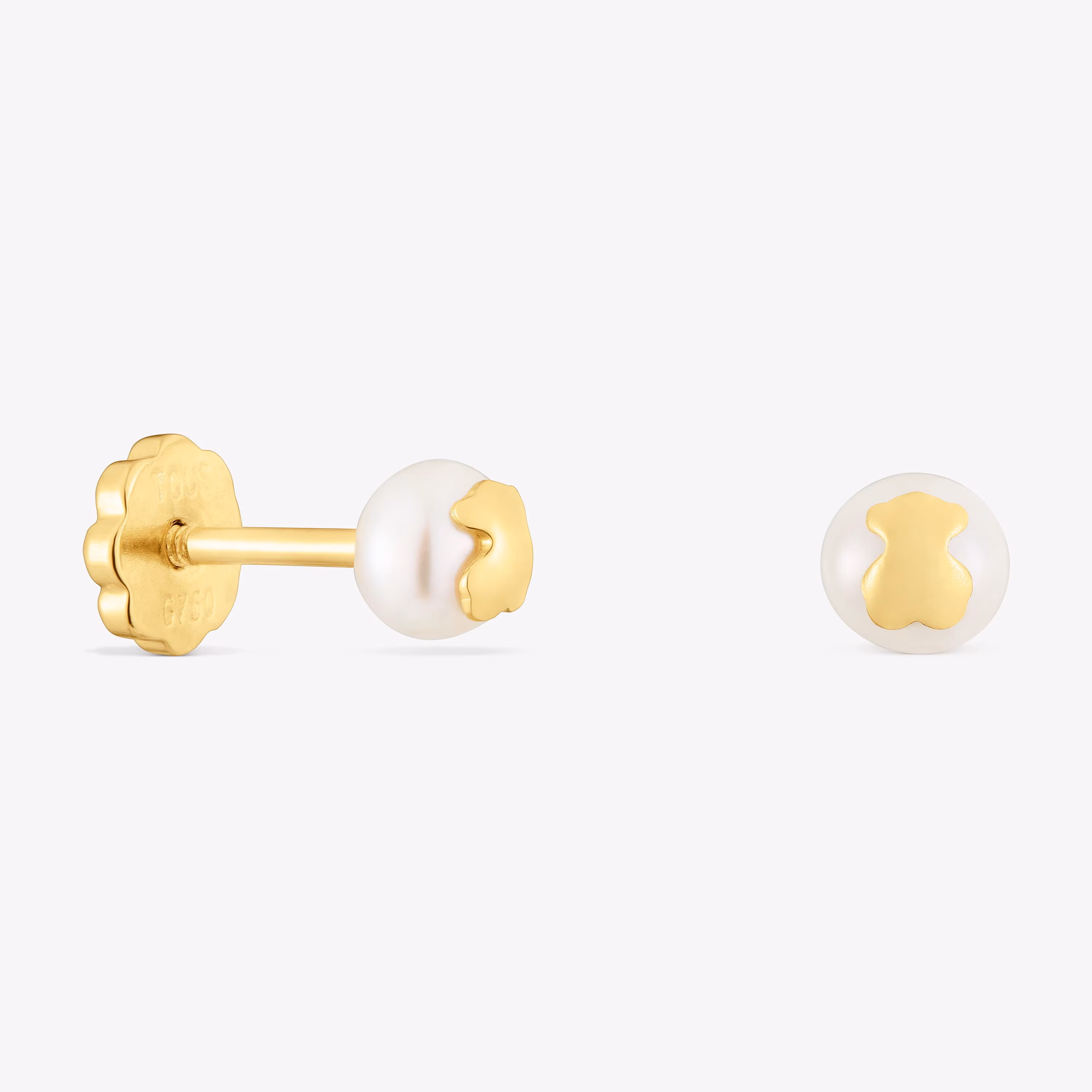Pendientes de oro y perlas cultivadas Basics