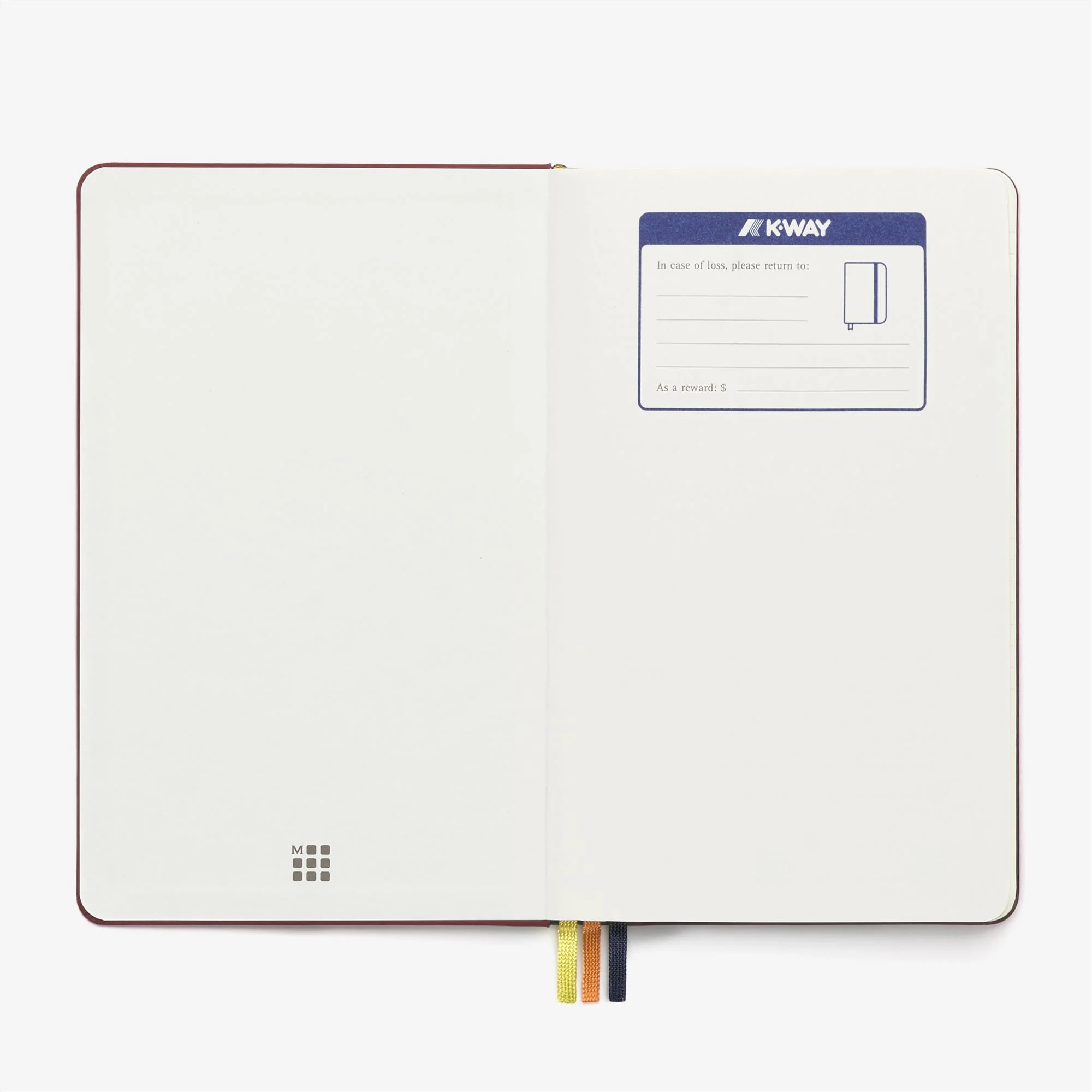 NOTEBOOK MOLESKINE FOR K-WAY