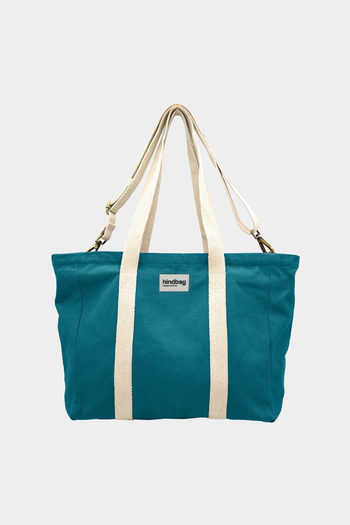 Cabas Cesar Bleu paon