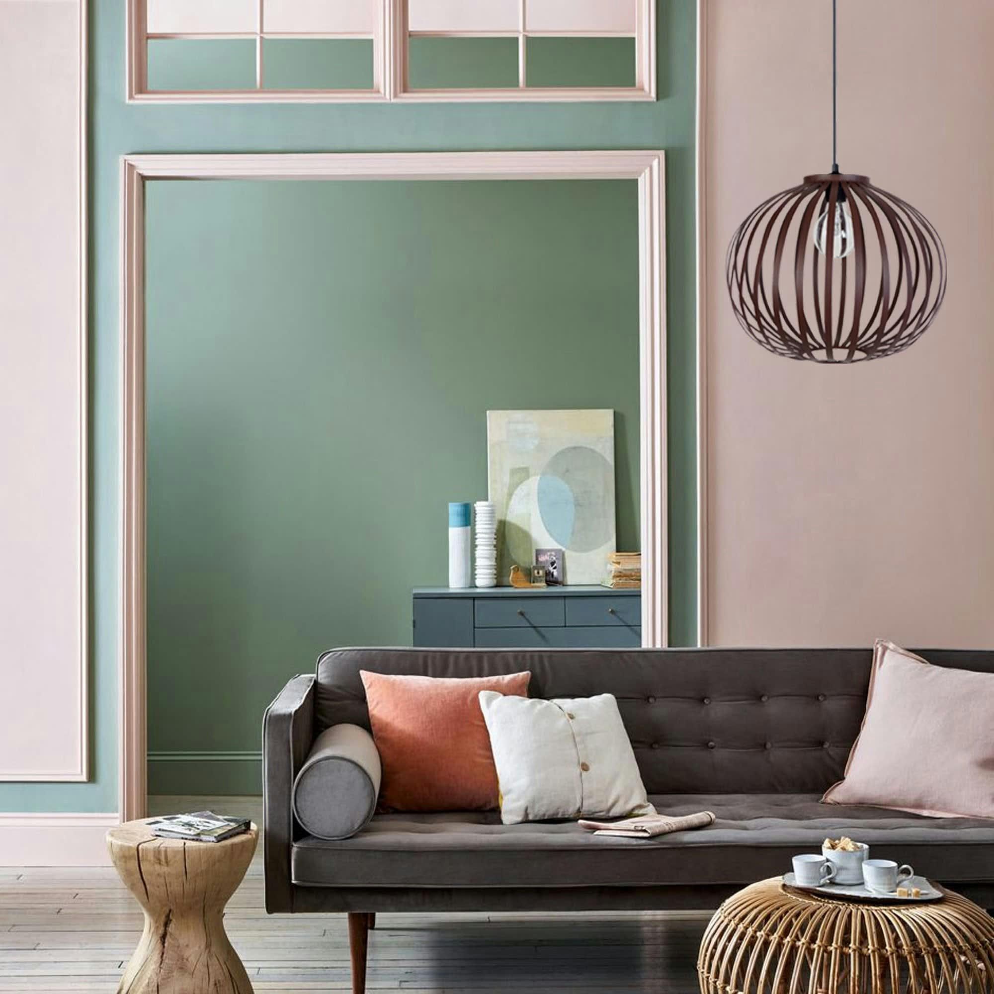 LAM.DAVOS - Suspension métal marron