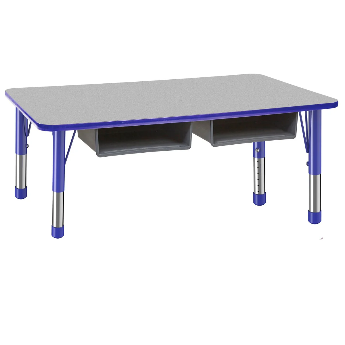 24 x 60 Book Box Activity Table with Adjustable Chunky Legs