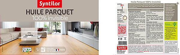 Huile parquet Syntilor 100% invisible mat 5L