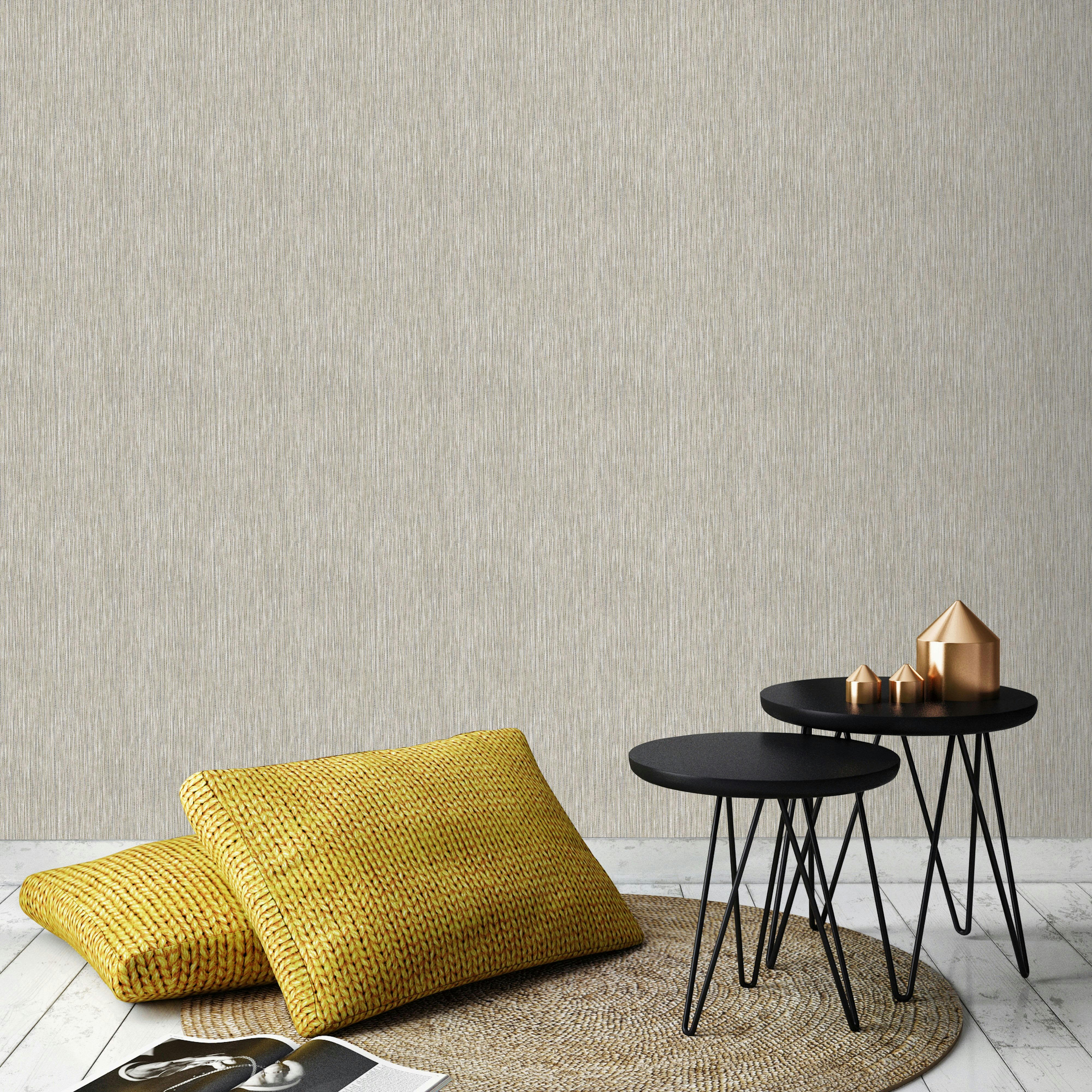 - Papier peint intissé tissage bambou vert 1005x52cm