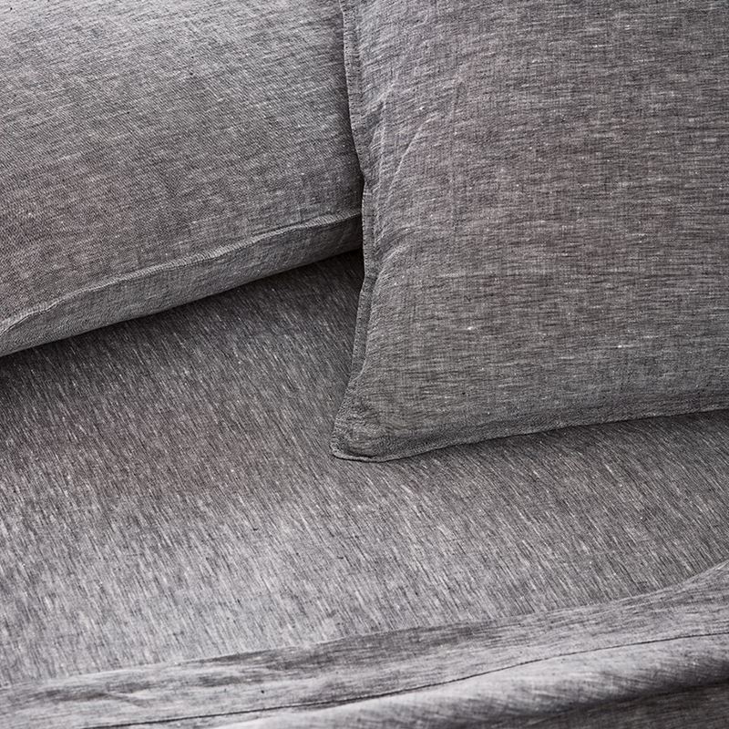 Vintage Washed Linen Indigo Sheet Separates