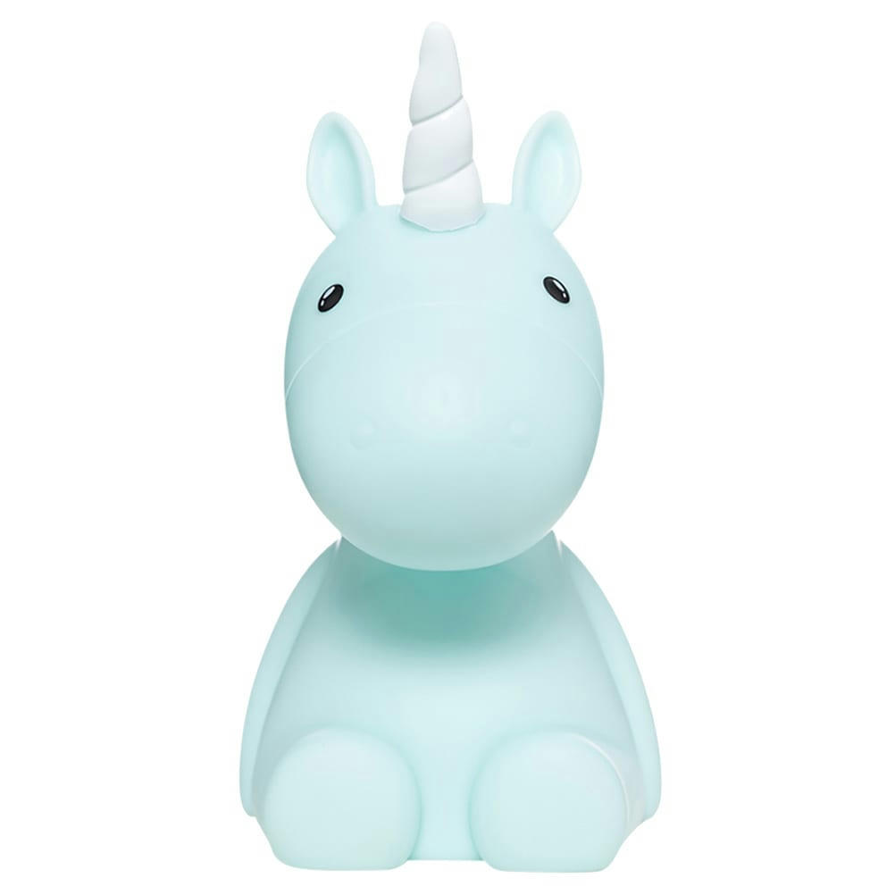 LICORNE - Veilleuse licorne LED bleue H17cm
