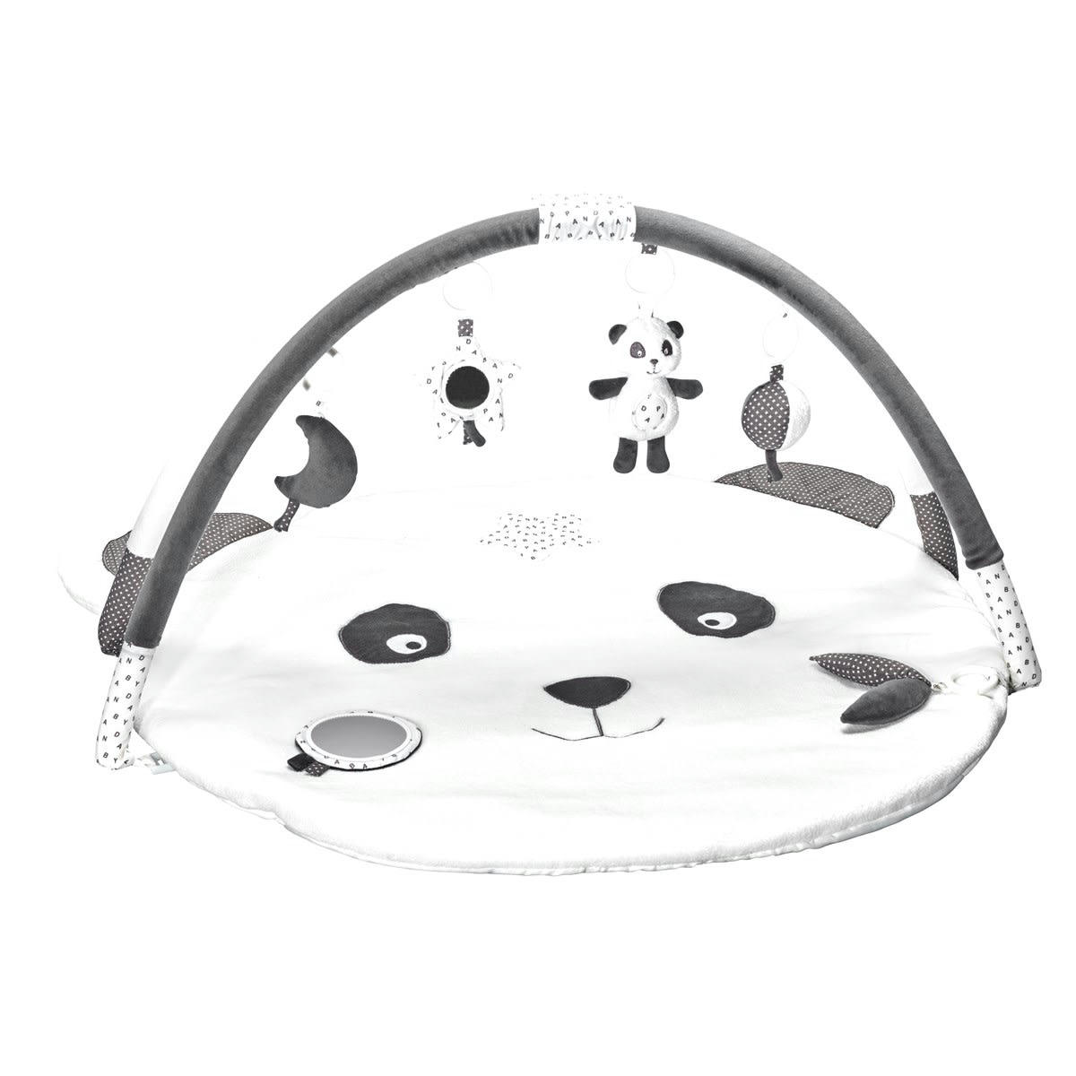 CHAO CHAO - Tapis d'éveil 100x80cm en velours blanc