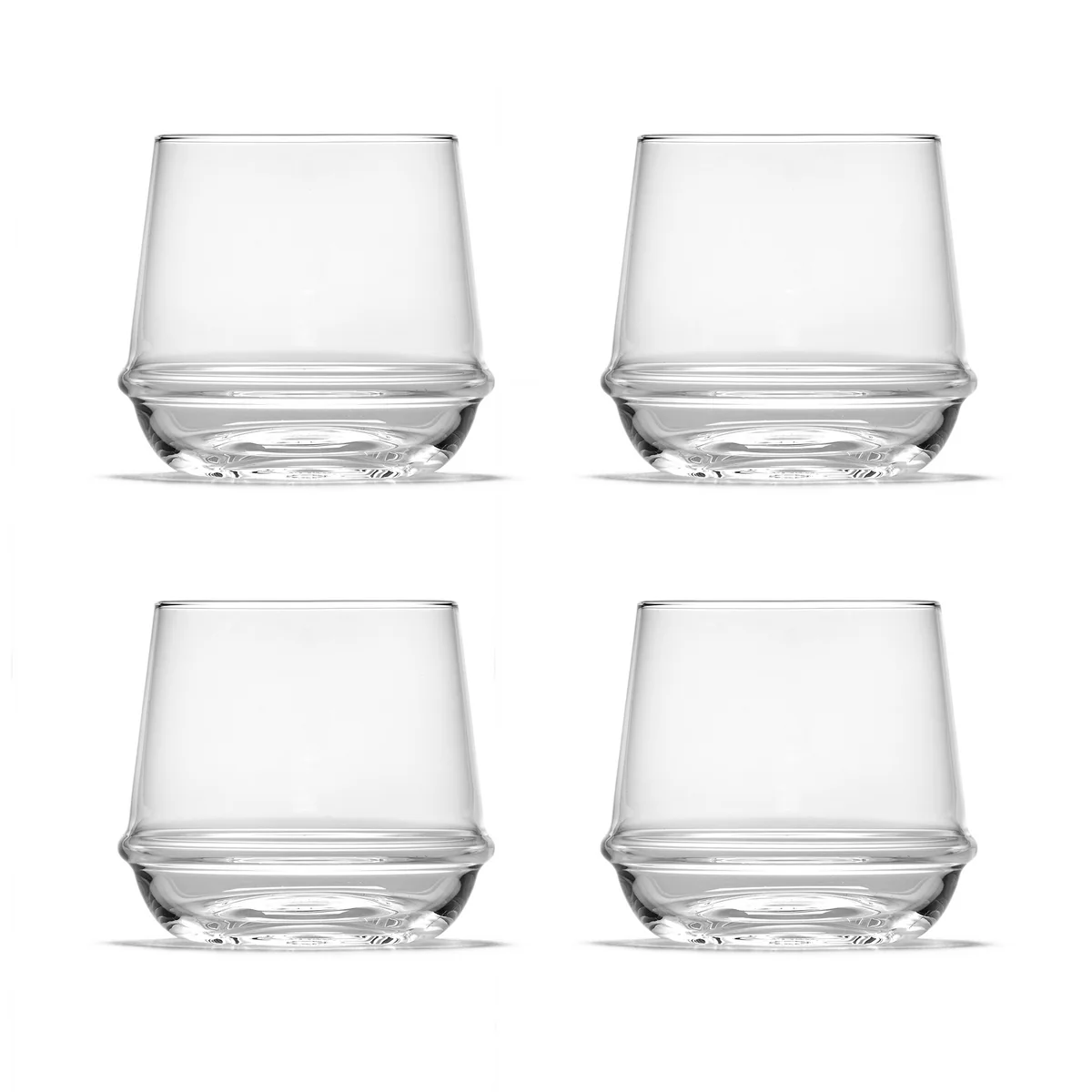 Serax - Dune Whiskyglas by Kelly Wearstler, klar (4er-Set)