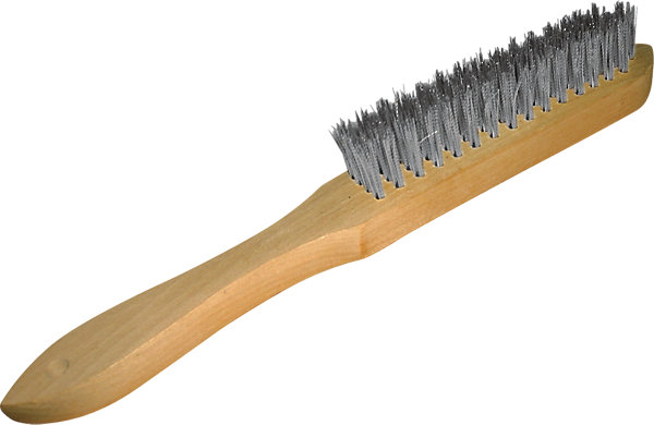 BROSSE MANCHE BOIS 295X145X25 FIL 0,30 INOX DR MANUELLE - 720.293 - LEMAN