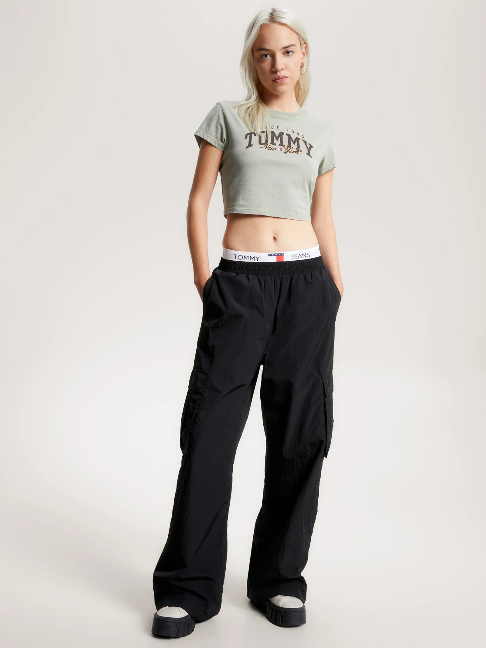 Varsity Logo Cropped Fit Baby T-Shirt