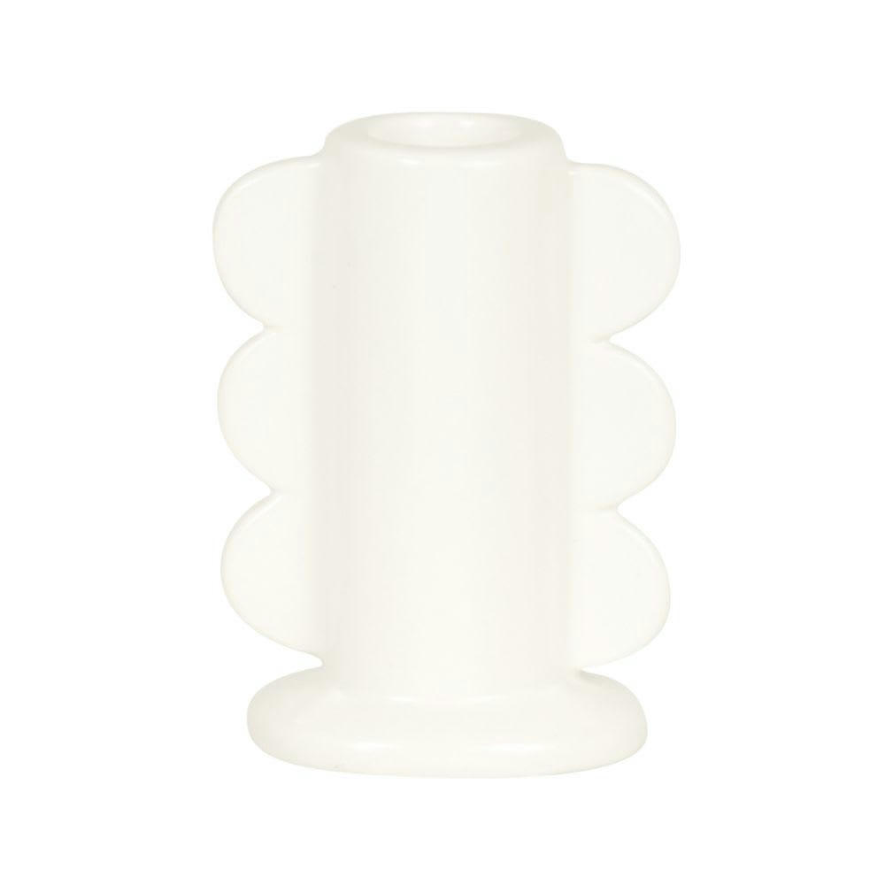 Zurich - Bougeoir en céramique beige