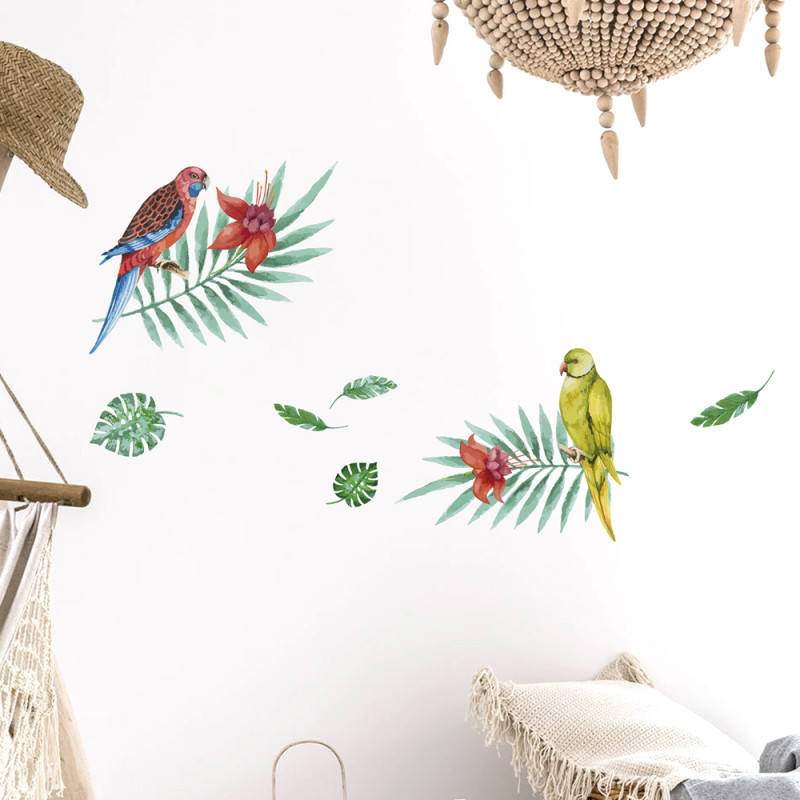 Planche de stickers Tropical 48 x 68 cm