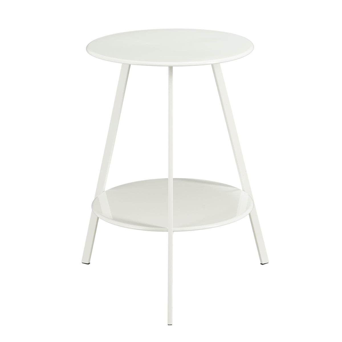 Mica Decorations Seatle Bijzettafel Rond voor Buiten - Koffietafel - Salontafel Buiten - Ook als Plantentafeltje of Plantenstandaard - Metaal - 58 x