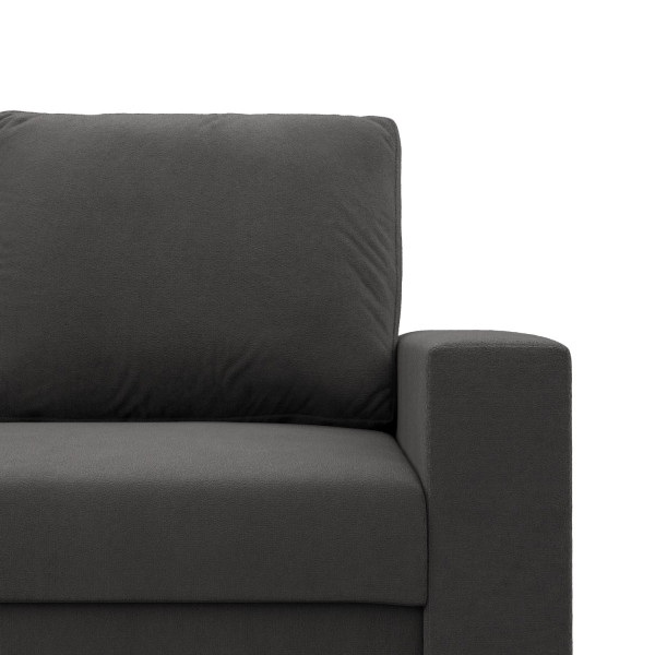 SOFA KANAPA rozkładana z funkcją spania do salonu szara