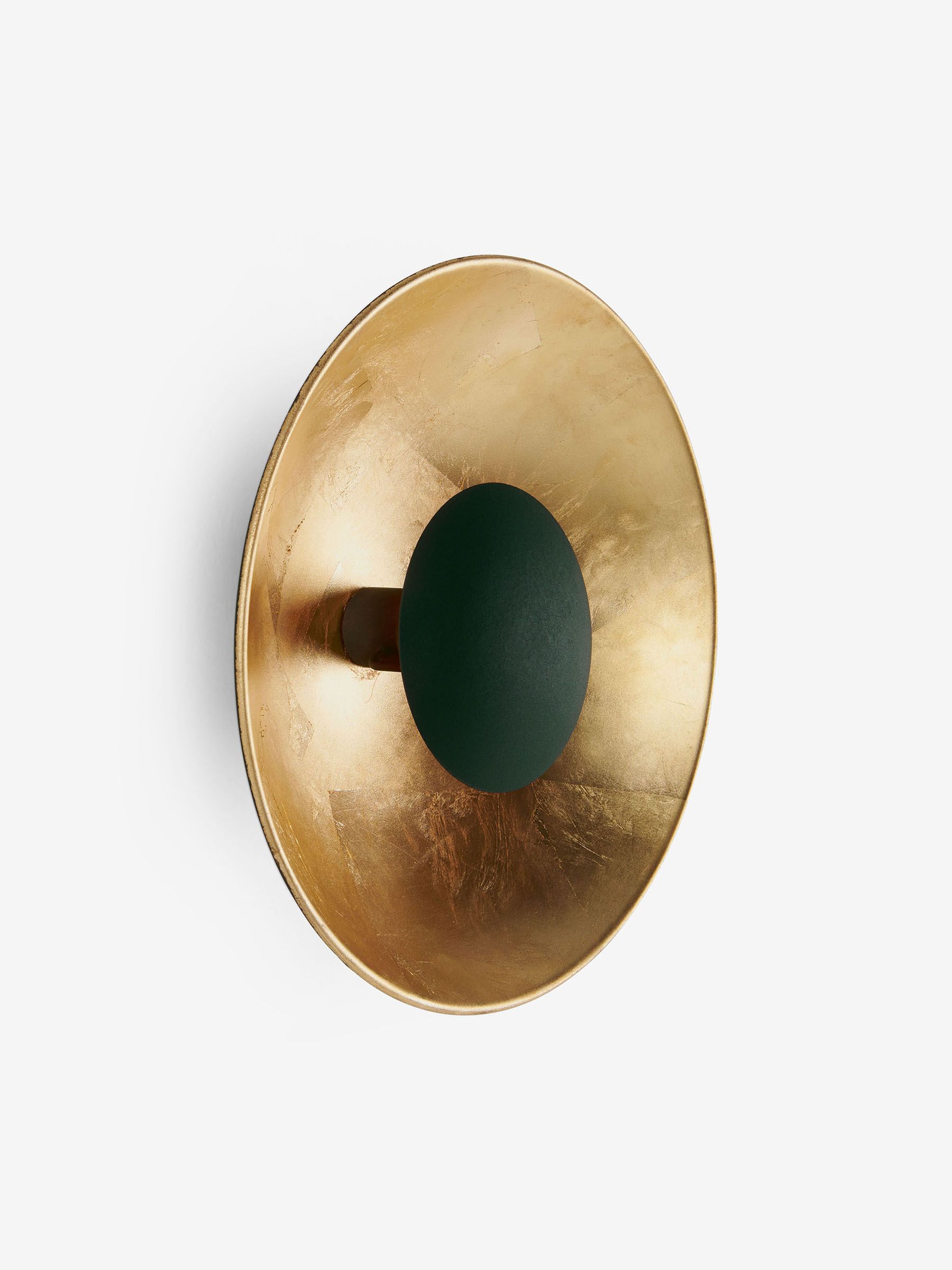 Chicago Wall Lamp in Green/Brass