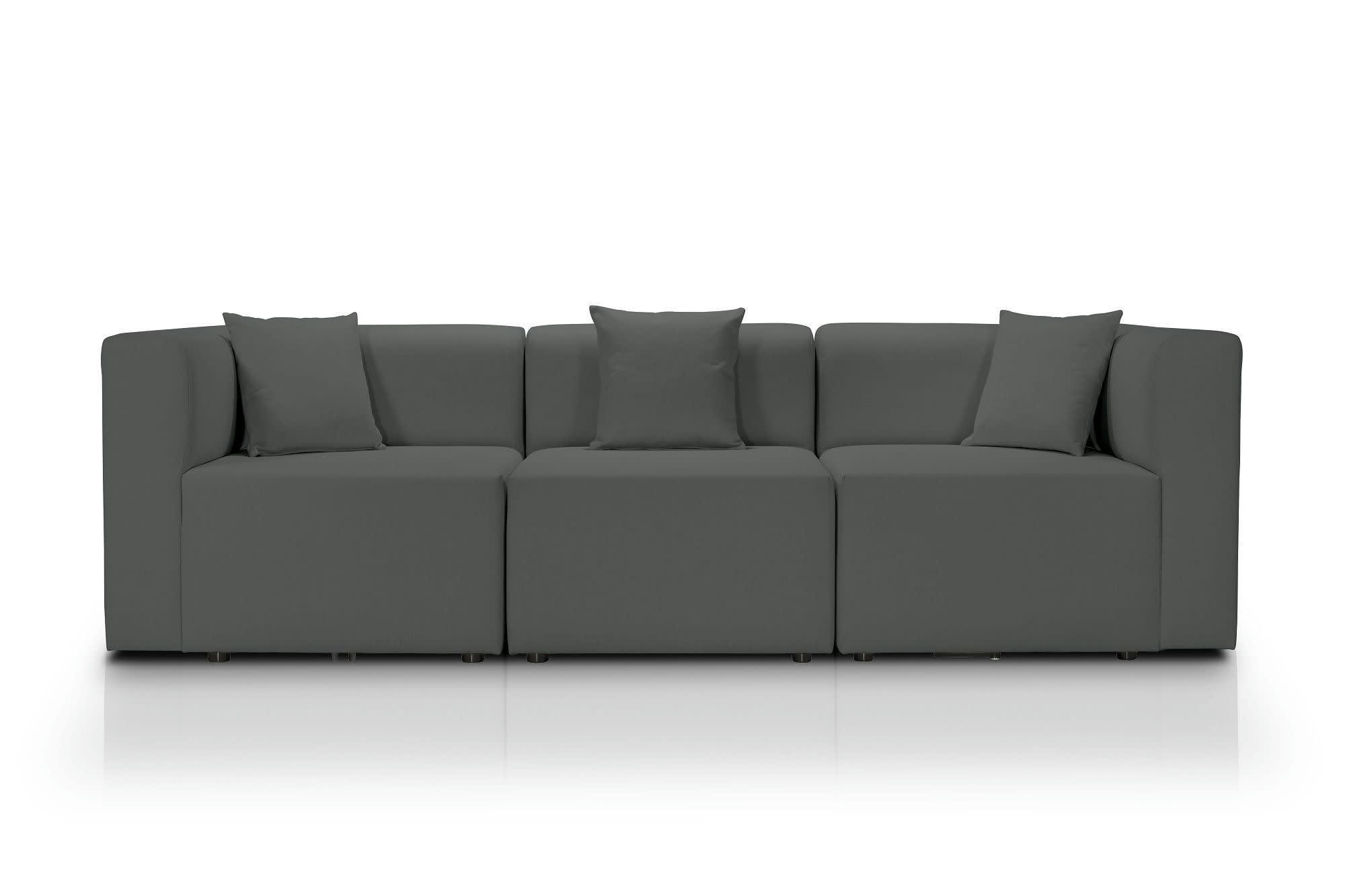 CENTAURI - Canapé modulable 3 places  en tissu