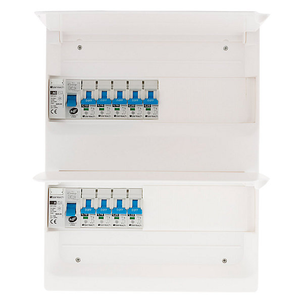 Coffret T3 26 modules   9 disj   2 interrupteurs Zenitech