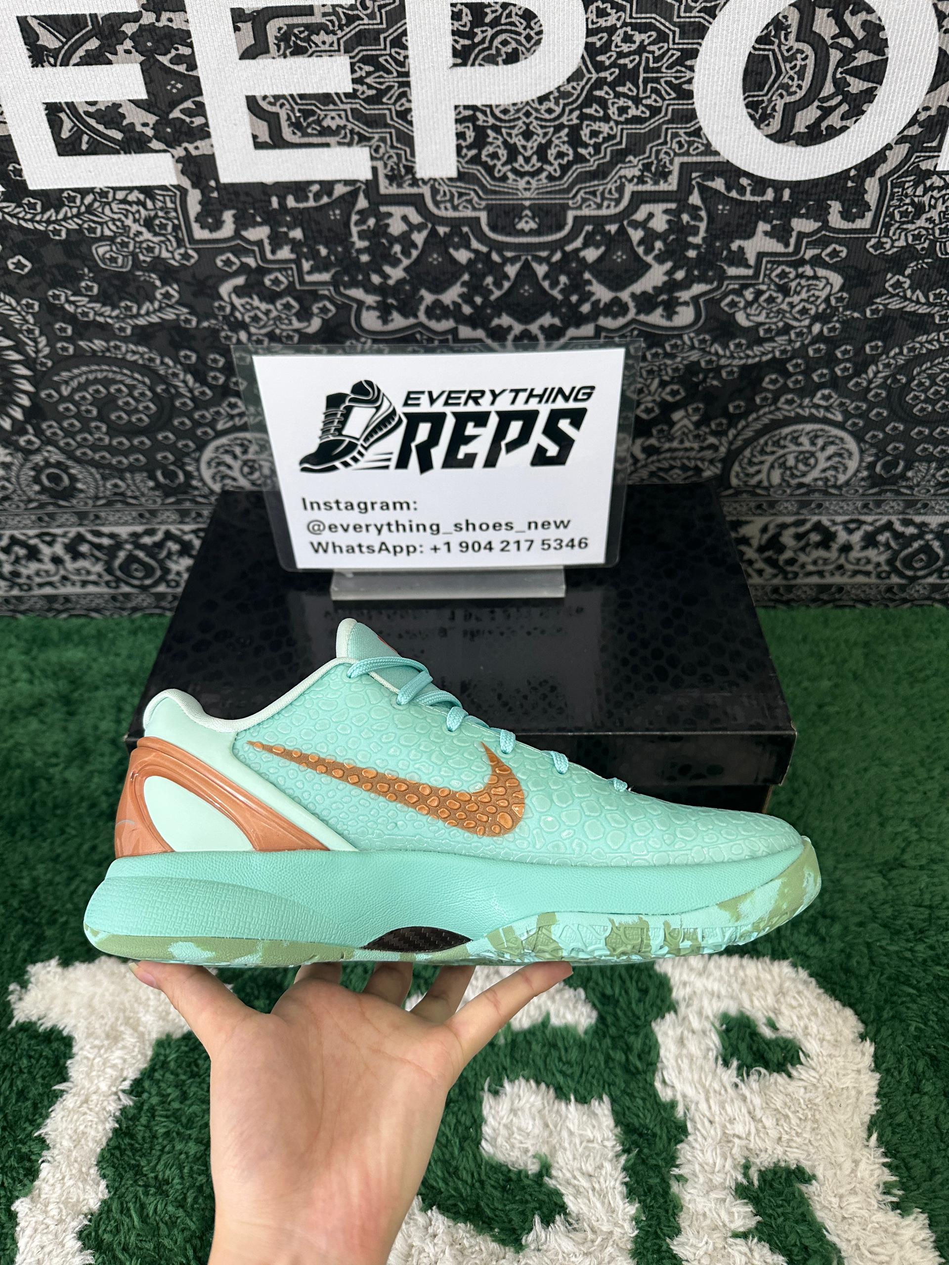 Jalen Brunson’s Nike Kobe 6 Protro Statue of Liberty PE