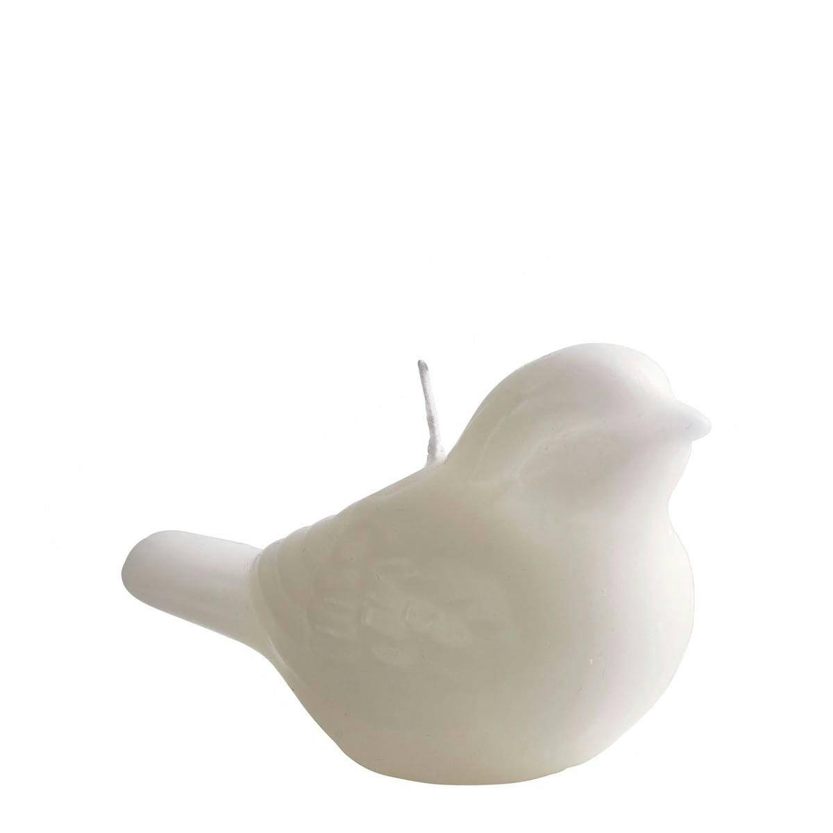 - Bougie décorative parfumée Oiseau - Blanc