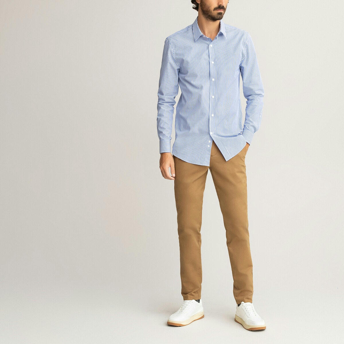 Chemise slim Signature, col français