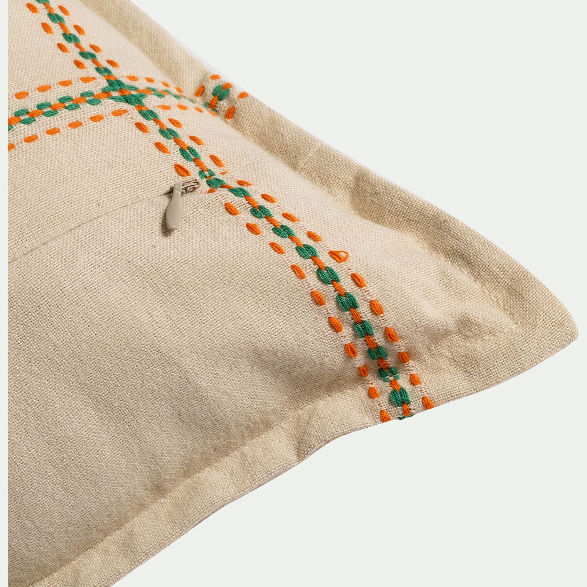 ARLY - Coussin en coton 40x60cm - vert