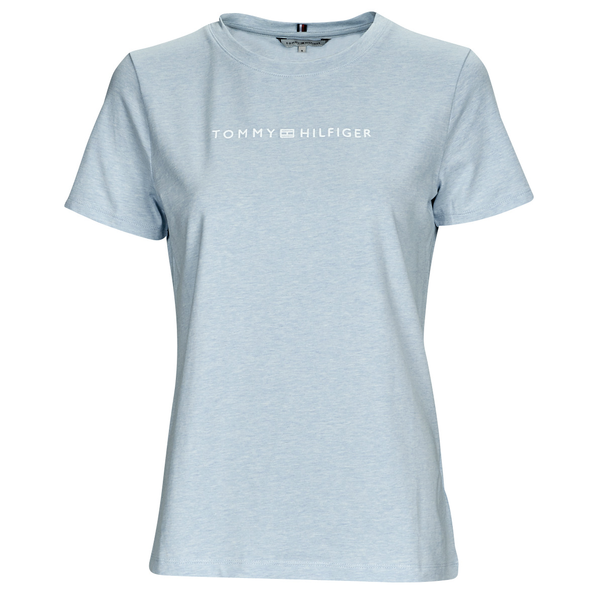 Tommy Hilfiger - REG FROSTED CORP LOGO C-NK SS - Blue / Sky
