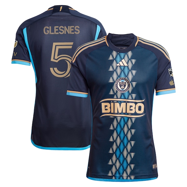 Jakob Glesnes Philadelphia Union adidas 2024 The XV Kit Authentic Player Jersey – Navy