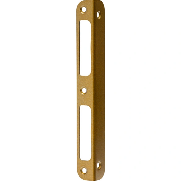Schließblech, Stahl, goldfarben