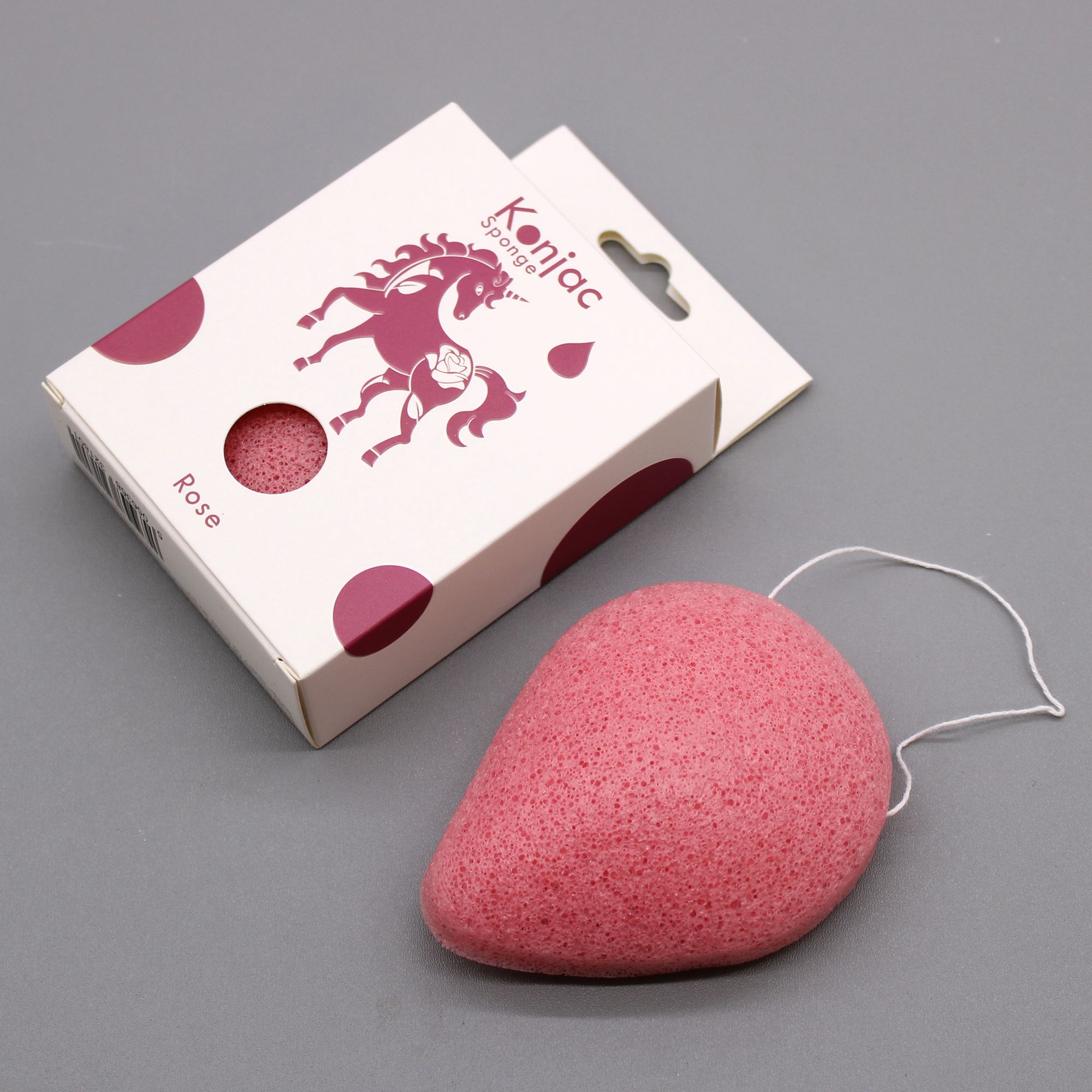 KDMD Teardrop Konjac Sponge - Rose - Anti-aging
