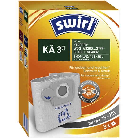 Staubsaugerbeutel »Staubsaugerbeutel«, 20 Liter, aus Vlies, 3 Stück