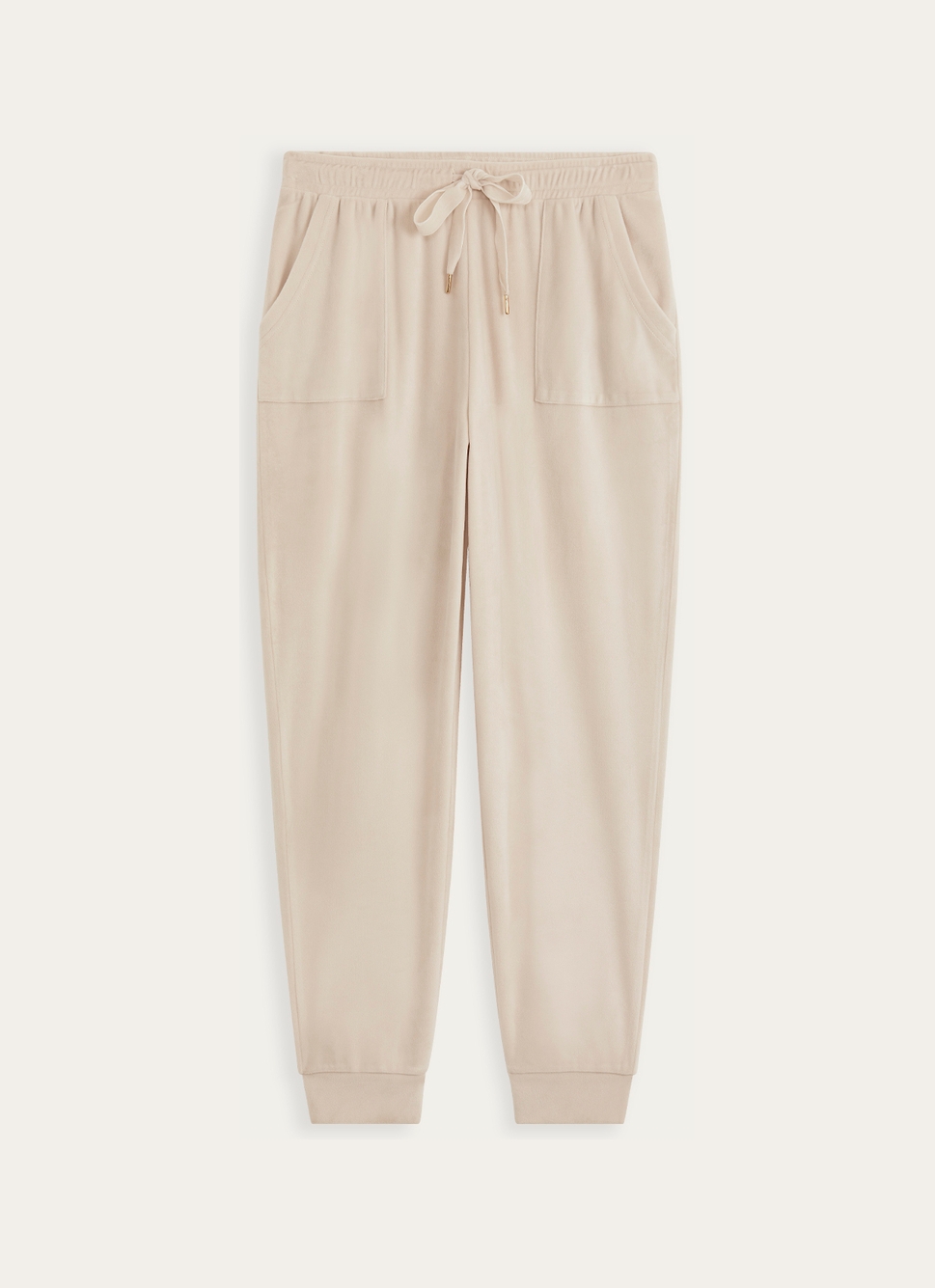 PANTALON EN VELOURS MARINE