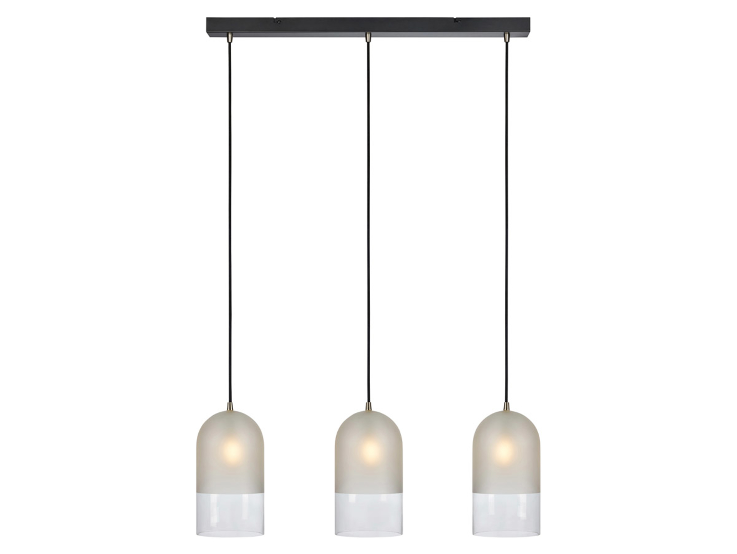 Lampa wisząca Cope 3-punktowa szklana transparaentna