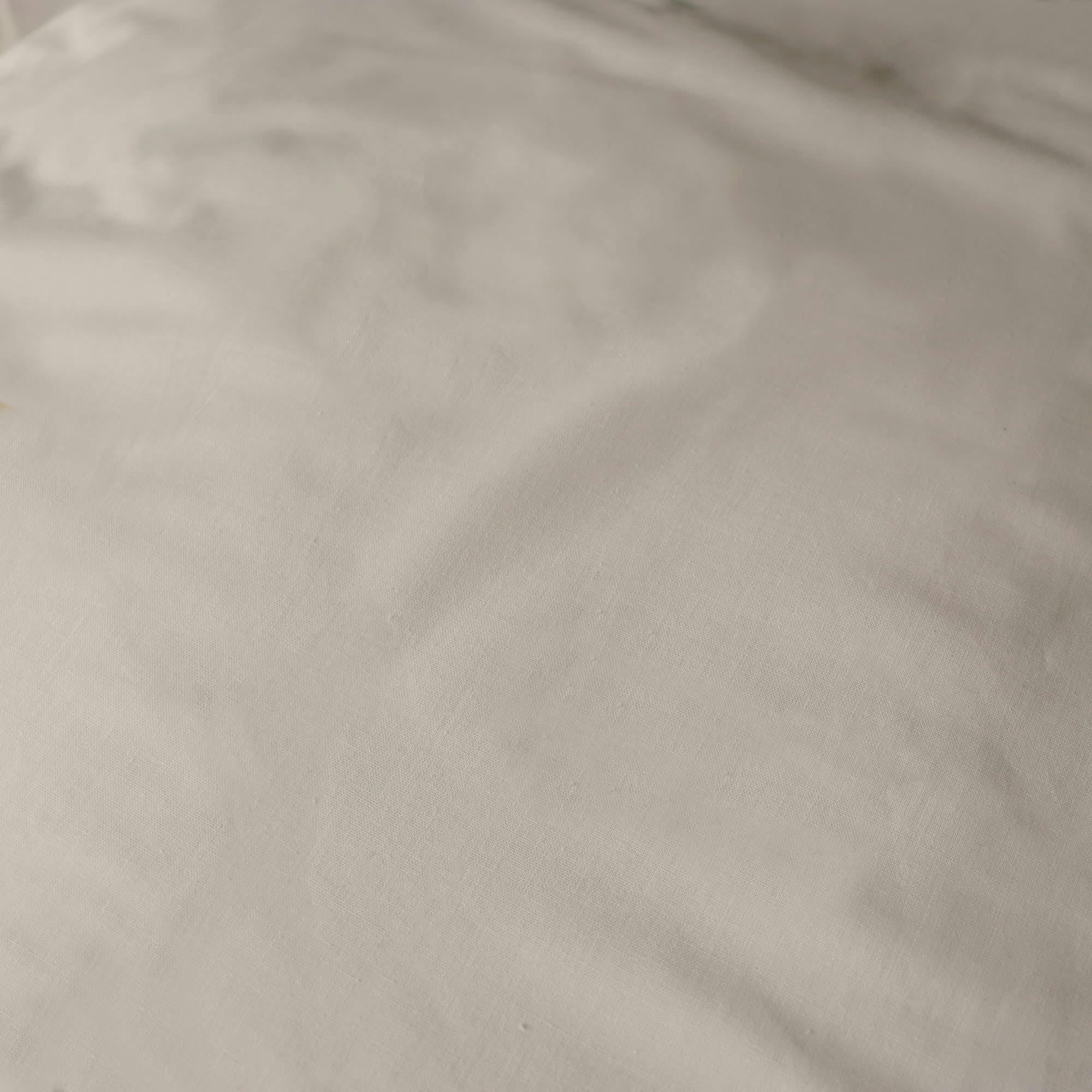 GREIGE CHECKS - Drap-housse imprimé en coton Grège 90x190/200cm - Bonnet 30cm