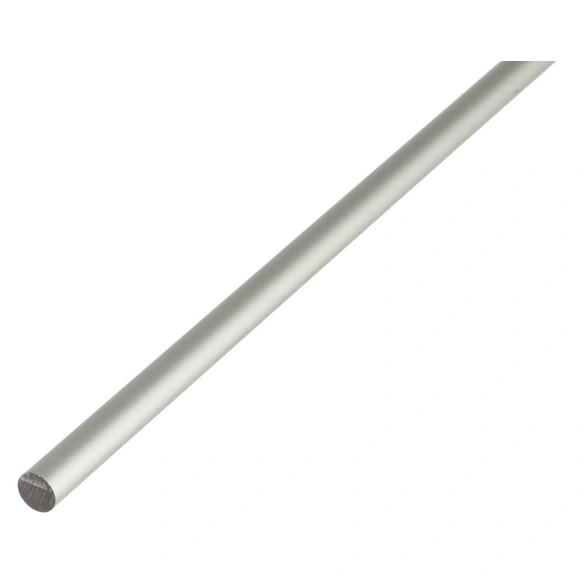 Rundstange, Silber, Aluminium