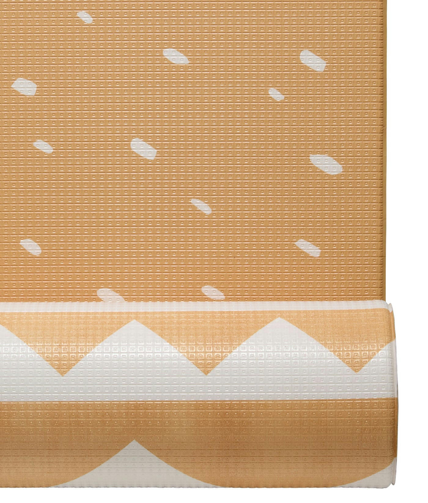 TAPIS PRETTIER PLAY RUGS - Tapis pour bébé en polyuréthane dessin réversible beige 140 x 200