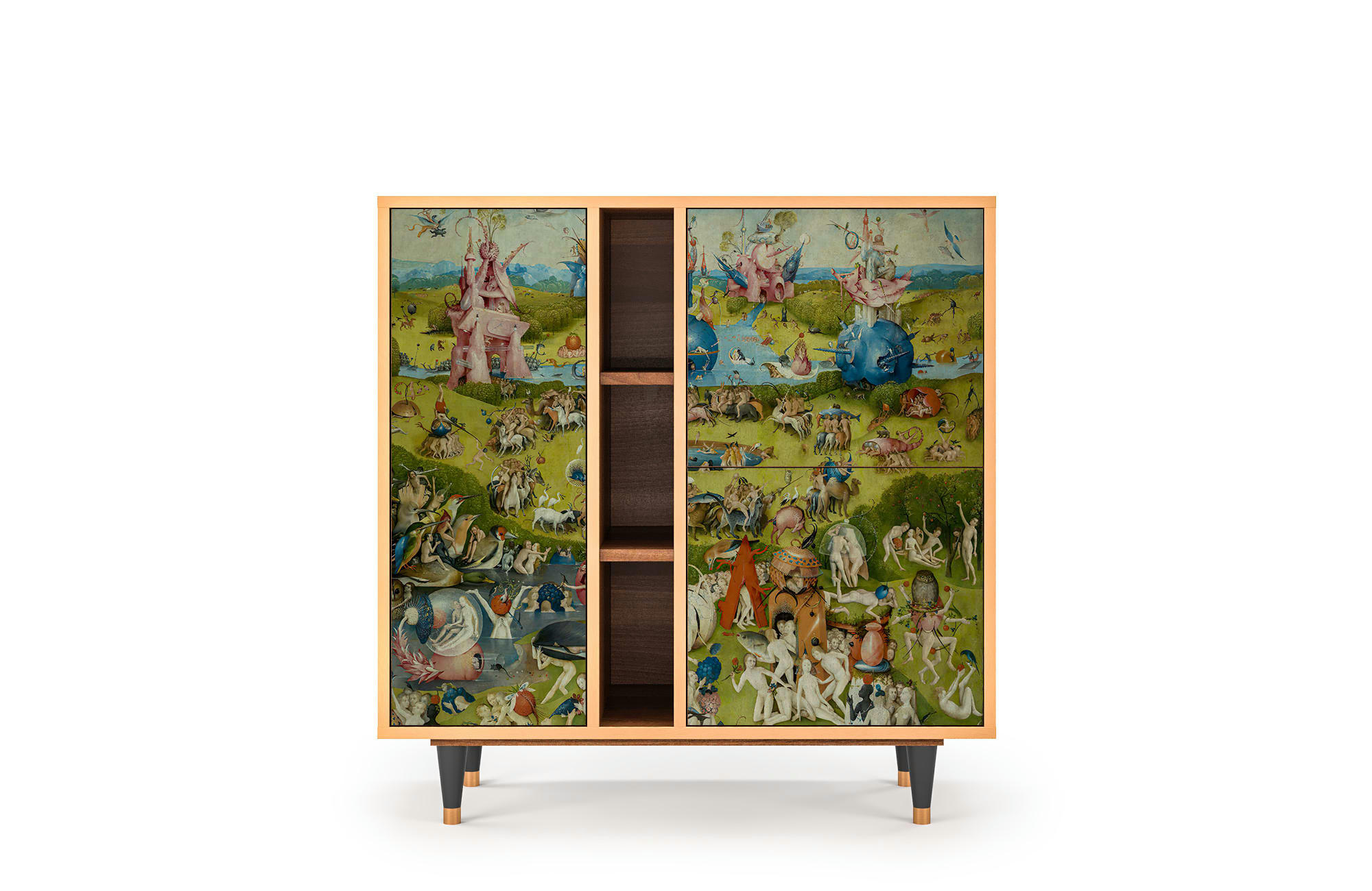 THE GARDEN BY HIERONYMUS BOSCH - Buffet  multicolore 3 portes L 94 cm