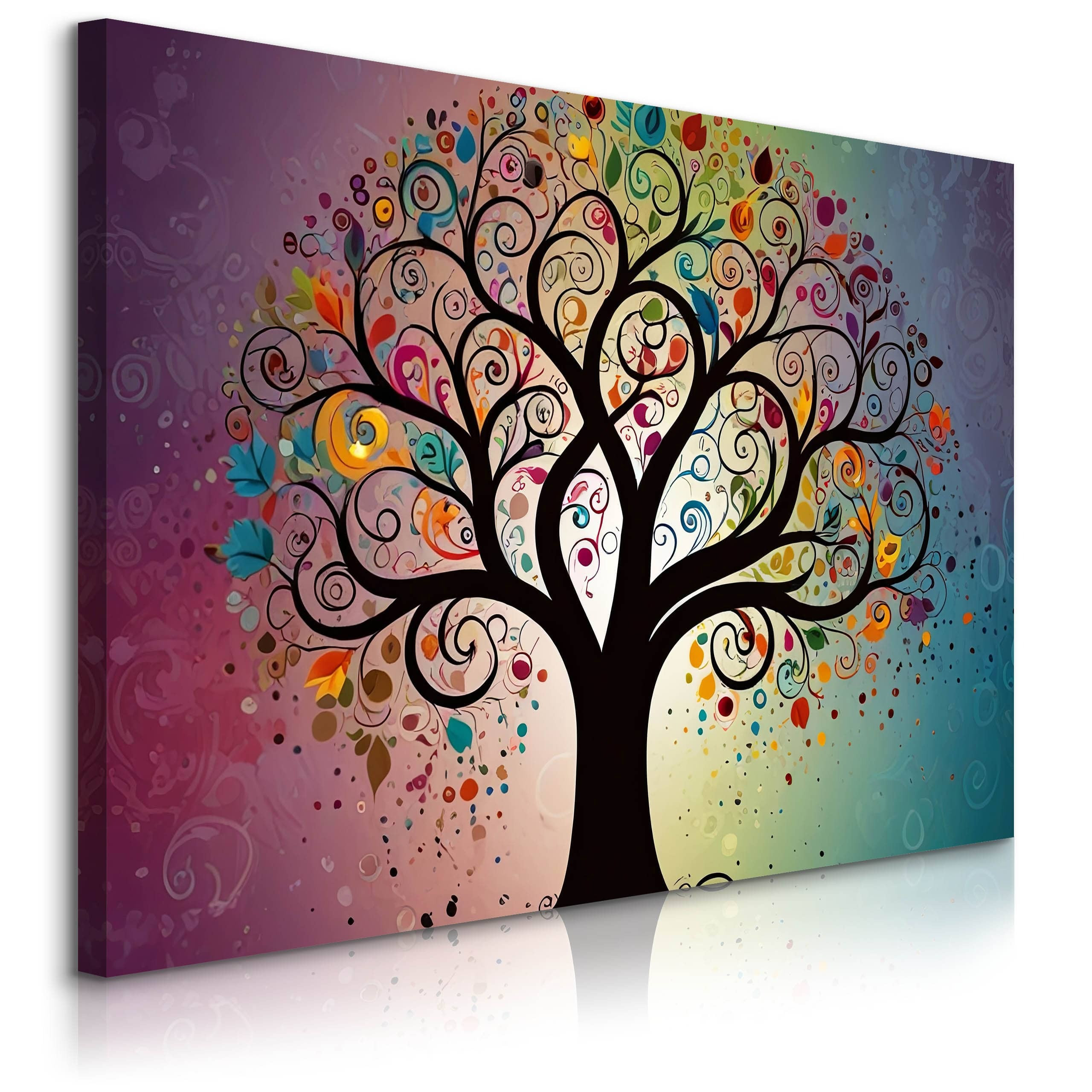 Obraz Kolorowe Drzewo W Stylu Boho 30x20cm