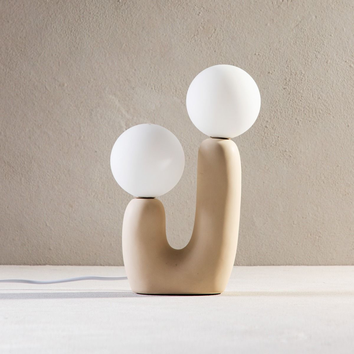 Lampa stołowa ORMIK ceramiczna 20x11x31 cm