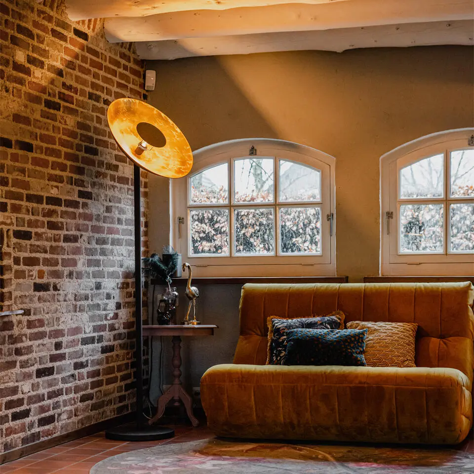 Qazqa vloerlamp magnax zwart e27