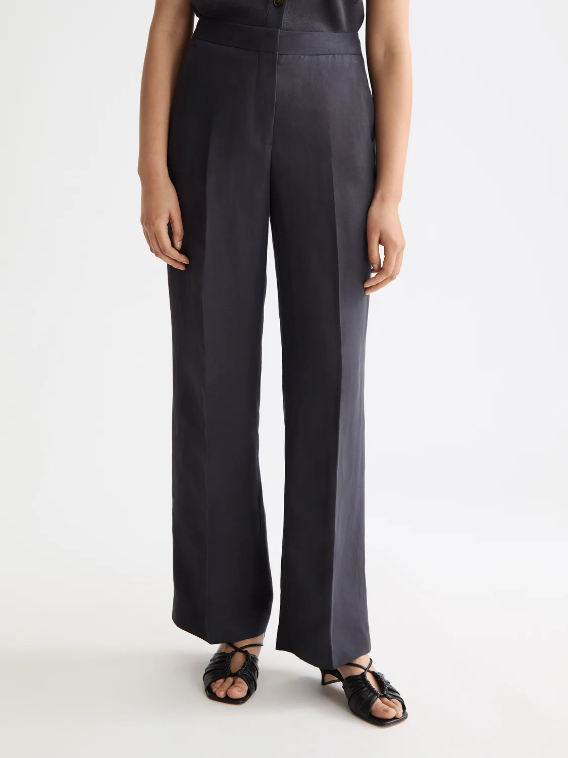 Edie - High Rise Wide Leg Drapey Pant