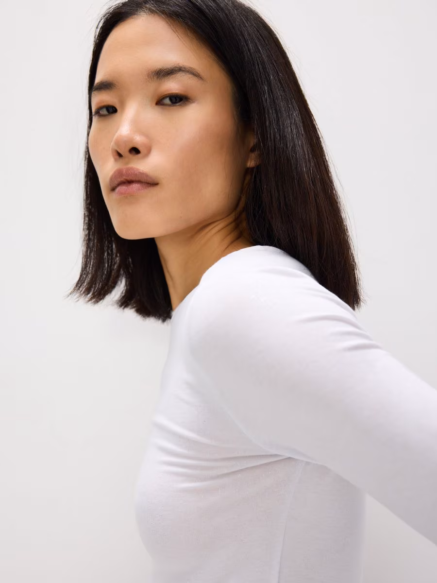 Blouse With A Metallic Thread